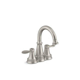 Kohler - Bellera Centerset bathroom sink faucet, 1.2 gpm - Vibrant Brushed Nickel