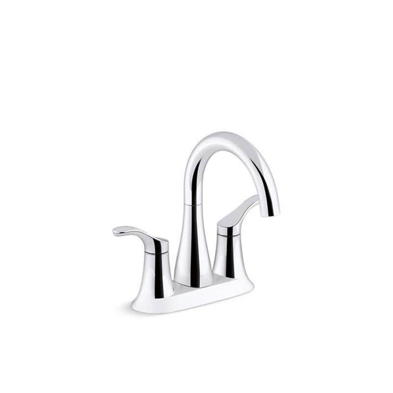 Kohler - Simplice Centerset bathroom sink faucet, 1.2 gpm - Polished Chrome