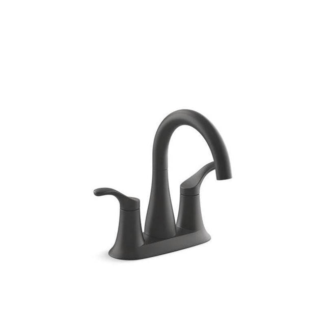 Kohler - Simplice Centerset bathroom sink faucet, 0.5 gpm - Matte Black