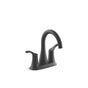 Kohler - Simplice Centerset bathroom sink faucet, 0.5 gpm - Matte Black