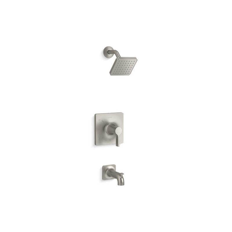 Kohler - Venza Rite-Temp bath and shower trim kit, 1.75 gpm - Vibrant Brushed Nickel
