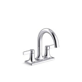 Kohler - Venza Centerset bathroom sink faucet, 0.5 gpm - Polished Chrome