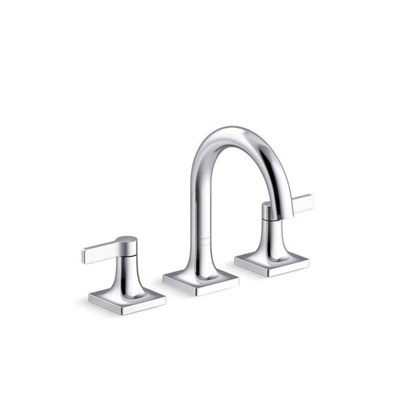 Kohler - Venza Widespread bathroom sink faucet, 0.5 gpm - Polished Chrome
