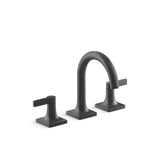 Kohler - Venza Widespread bathroom sink faucet, 0.5 gpm - Matte Black