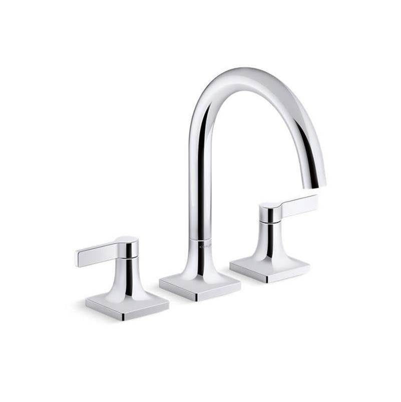 Kohler - Venza Deck-mount bath faucet trim - Polished Chrome