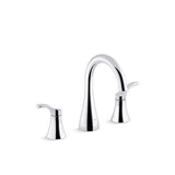 Kohler - Simplice Widespread bathroom sink faucet, 1.2 gpm - Polished Chrome