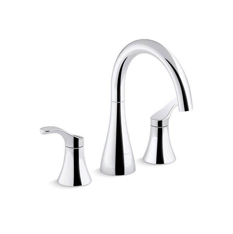 Kohler - Simplice Deck-mount bath faucet trim - Polished Chrome