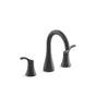 Kohler - Simplice Widespread bathroom sink faucet, 0.5 gpm - Matte Black