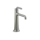 Kohler - ToneE Tall single-handle bathroom sink faucet, 1.0 gpm - Vibrant Brushed Nickel
