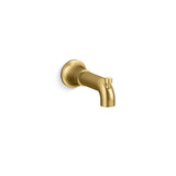 Kohler - ToneE Wall-mount bath spout with diverter - Vibrant Brushed Moderne Brass