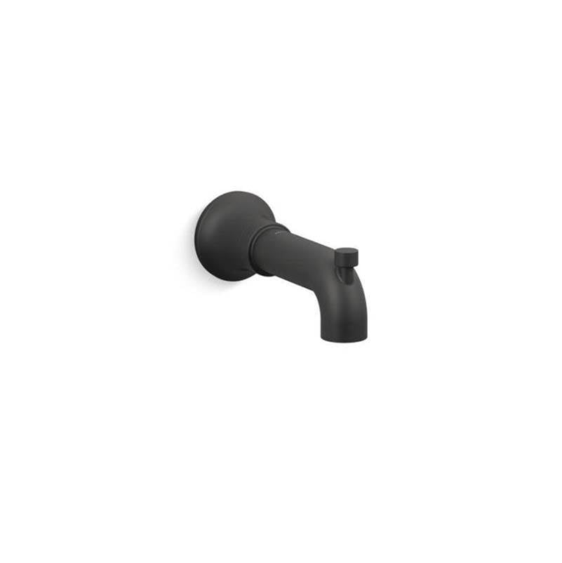 Kohler - ToneE Wall-mount bath spout with diverter - Matte Black