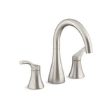 Kohler - Simplice Deck-mount bath faucet trim - Vibrant Brushed Nickel