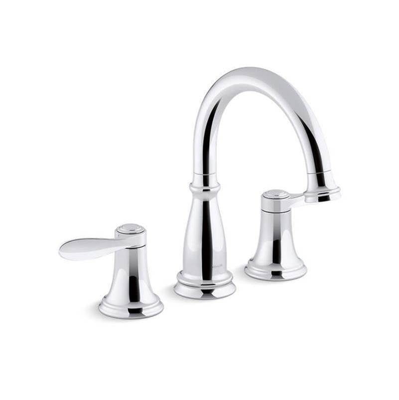 Kohler - Bellera Deck-mount bath faucet trim - Polished Chrome