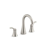 Kohler - Simplice Widespread bathroom sink faucet, 1.0 gpm - Vibrant Brushed Nickel