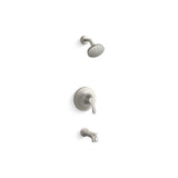 Kohler - Simplice Rite-Temp bath and shower trim kit, 1.75 gpm - Vibrant Brushed Nickel