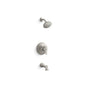 Kohler - Bellera Rite-Temp bath and shower trim kit, 1.75 gpm - Vibrant Brushed Nickel