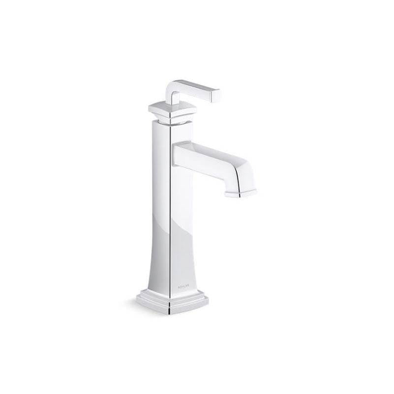 Kohler - Riff Tall single-handle bathroom sink faucet, 1.0 gpm - Polished Chrome
