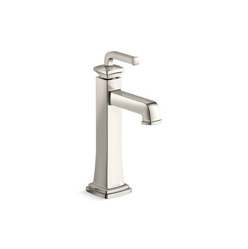 Kohler - Riff Tall single-handle bathroom sink faucet, 1.0 gpm - Vibrant Polished Nickel