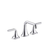 Kohler - ToneE Widespread bathroom sink faucet, 0.5 gpm - Polished Chrome