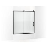 Kohler - Rely 62-1/2'' H sliding bath door with 3/8''-thick glass - Matte Black