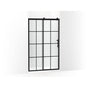 Kohler - Rely 77'' H sliding shower door with 3/8''-thick glass - Matte Black