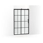 Kohler - Rely 77'' H sliding shower door with 3/8''-thick glass - Matte Black
