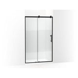 Kohler - Rely 77'' H sliding shower door with 3/8''-thick glass - Matte Black