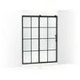 Kohler - Rely 77'' H sliding shower door with 3/8''-thick glass - Matte Black
