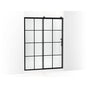 Kohler - Rely 77'' H sliding shower door with 3/8''-thick glass - Matte Black