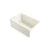 Kohler - AvecE 60'' x 36'' alcove bath, right drain - Biscuit