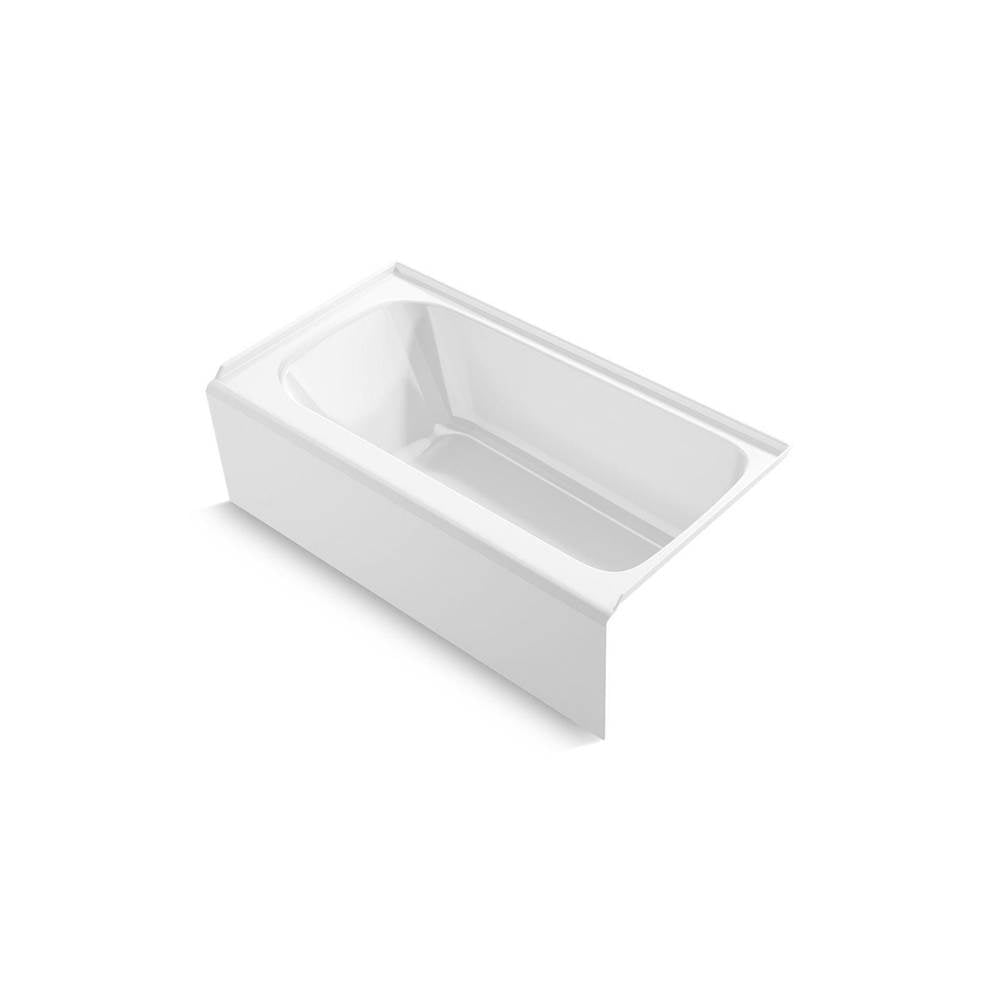 Kohler - AvecE 60'' x 32'' alcove bath, right drain - White