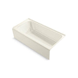 Kohler - AvecE 72'' x 36'' alcove bath, right drain - Biscuit