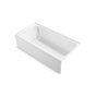 Kohler - AvecE 72'' x 36'' alcove bath, right drain - White