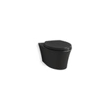Kohler - Veil Wall-hung compact elongated toilet, dual-flush - Black