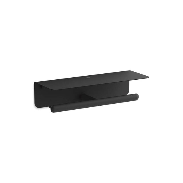 Kohler - KuminE Covered double toilet paper holder - Matte Black