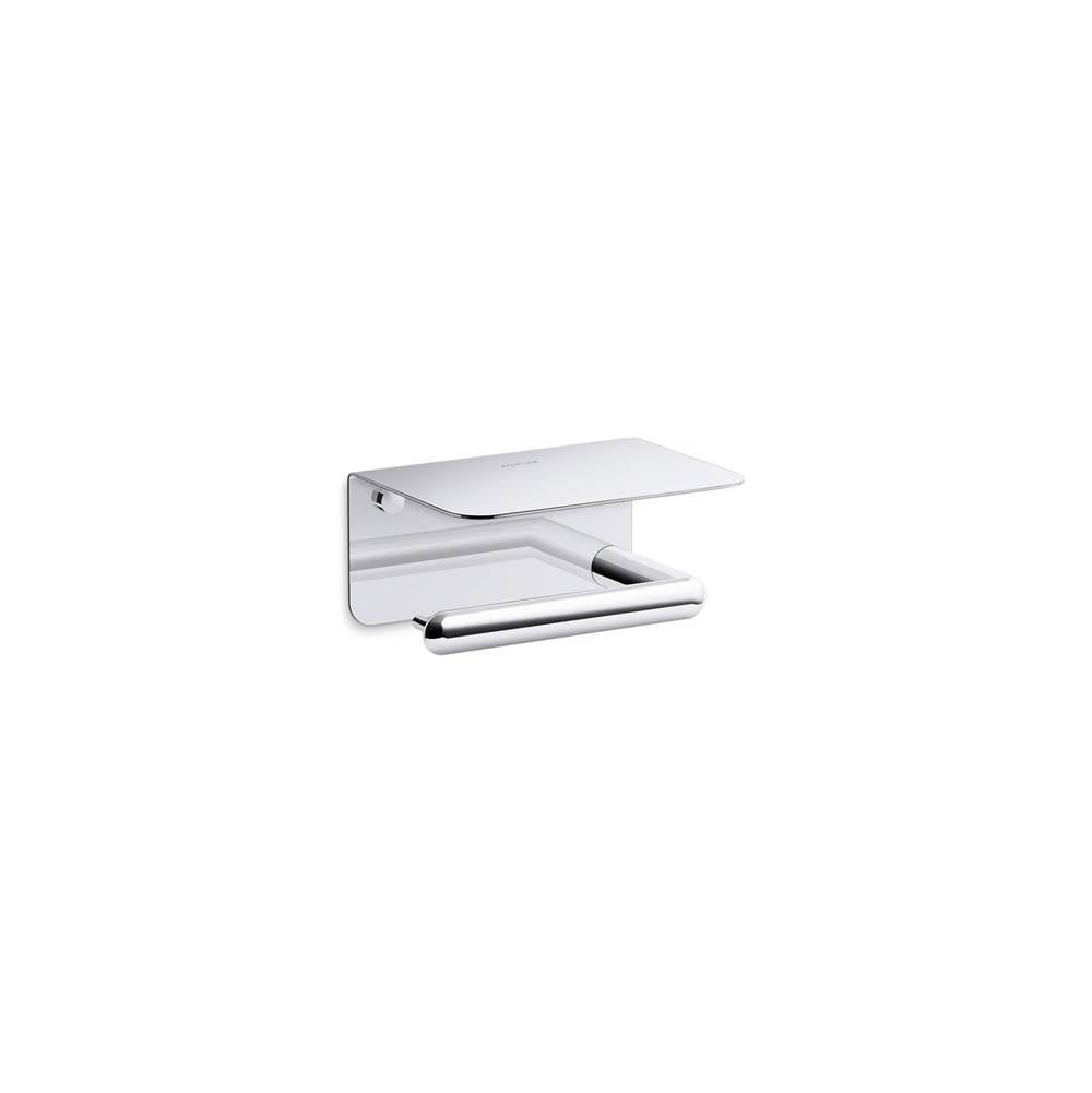 Kohler - KuminE Covered horizontal toilet paper holder - Polished Chrome