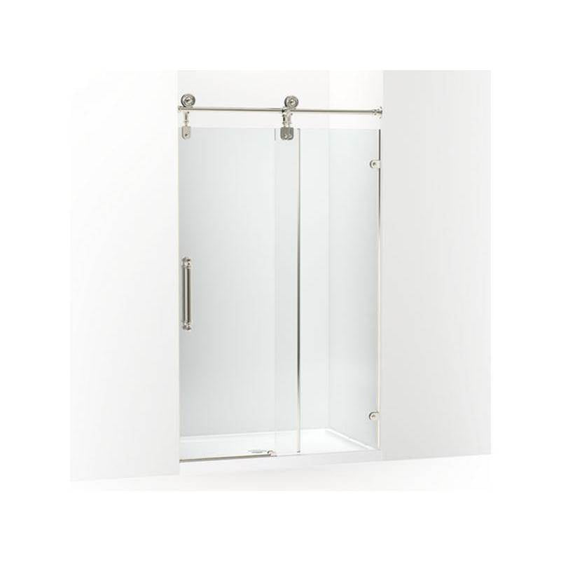 Kohler - ArtifactsE 80-7/8'' H sliding shower door with 3/8''-thick glass - Vibrant Polished Nickel