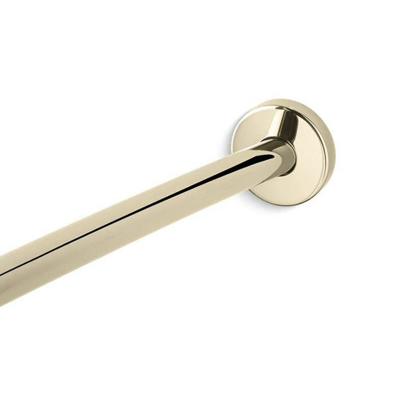 Kohler - Expanse Contemporary Design Curved Shower Rod - Vibrant French Gold