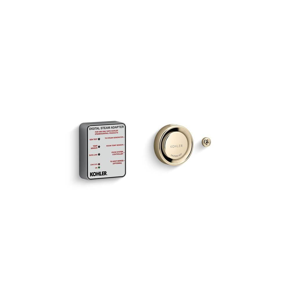 Kohler - Invigoration Series Digital steam adapter kit - Vibrant French Gold