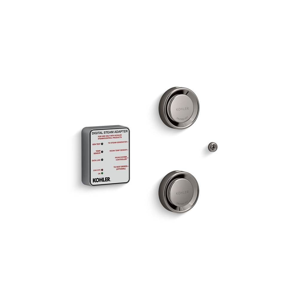 Kohler - Invigoration Series Tandem digital steam adapter kit - Vibrant Titanium