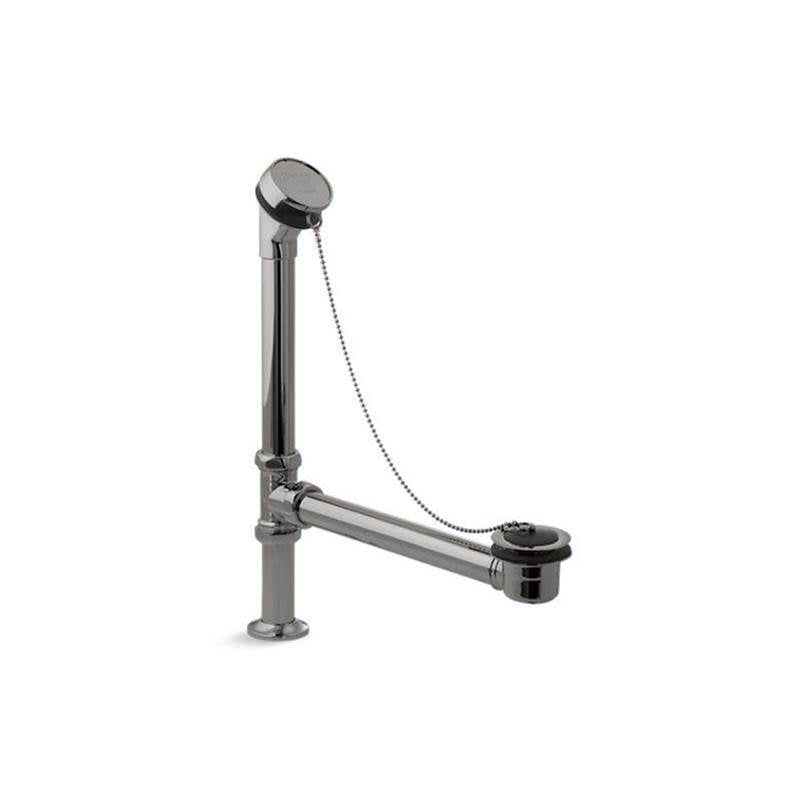 Kohler - AntiqueE Bath drain, chain and rubber stopper - Vibrant Titanium