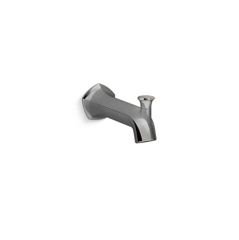 Kohler - Occasion Wall-mount bath spout with Straight design and diverter - Vibrant Titanium