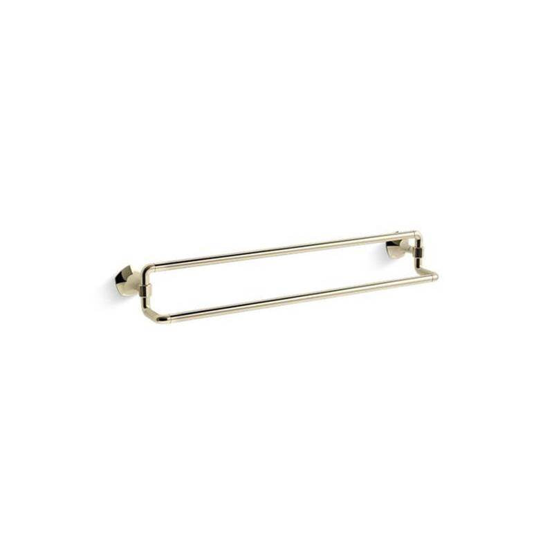 Kohler - Occasion 24'' double towel bar - Vibrant French Gold