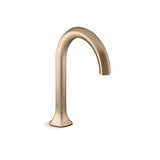 Kohler - Occasion Deck-mount bath spout with Cane design - Vibrant Brushed Bronze