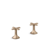 Kohler - Occasion Deck-mount bath faucet handles with Cross design - Vibrant Brushed Bronze