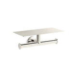 Kohler - Components Covered double toilet paper holder - Vibrant Polished Nickel
