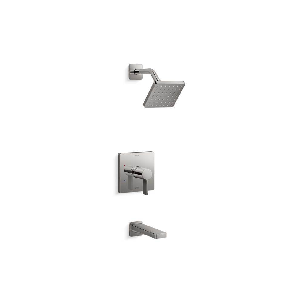Kohler - Parallel Rite-Temp bath and shower trim kit, 1.75 gpm - Vibrant Titanium