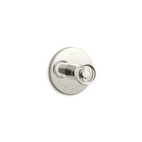 Kohler - Components MasterShower temperature control valve trim with Industrial handle - Vibrant Polished Nickel