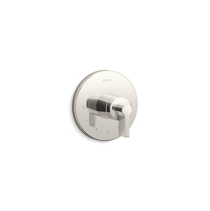 Kohler - Components MasterShower temperature control valve trim with Lever handle - Vibrant Polished Nickel