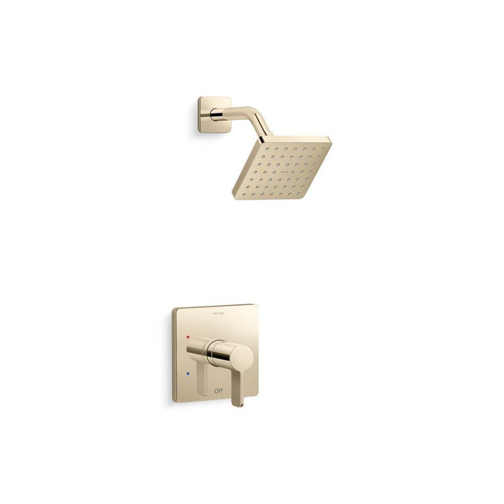 Kohler - Parallel Rite-Temp shower trim kit,1.75 gpm - Vibrant French Gold